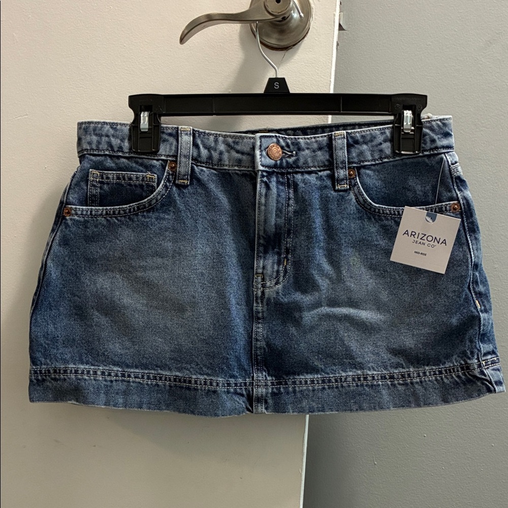 Arizona Jean Company Blue Denim Mini Skirt